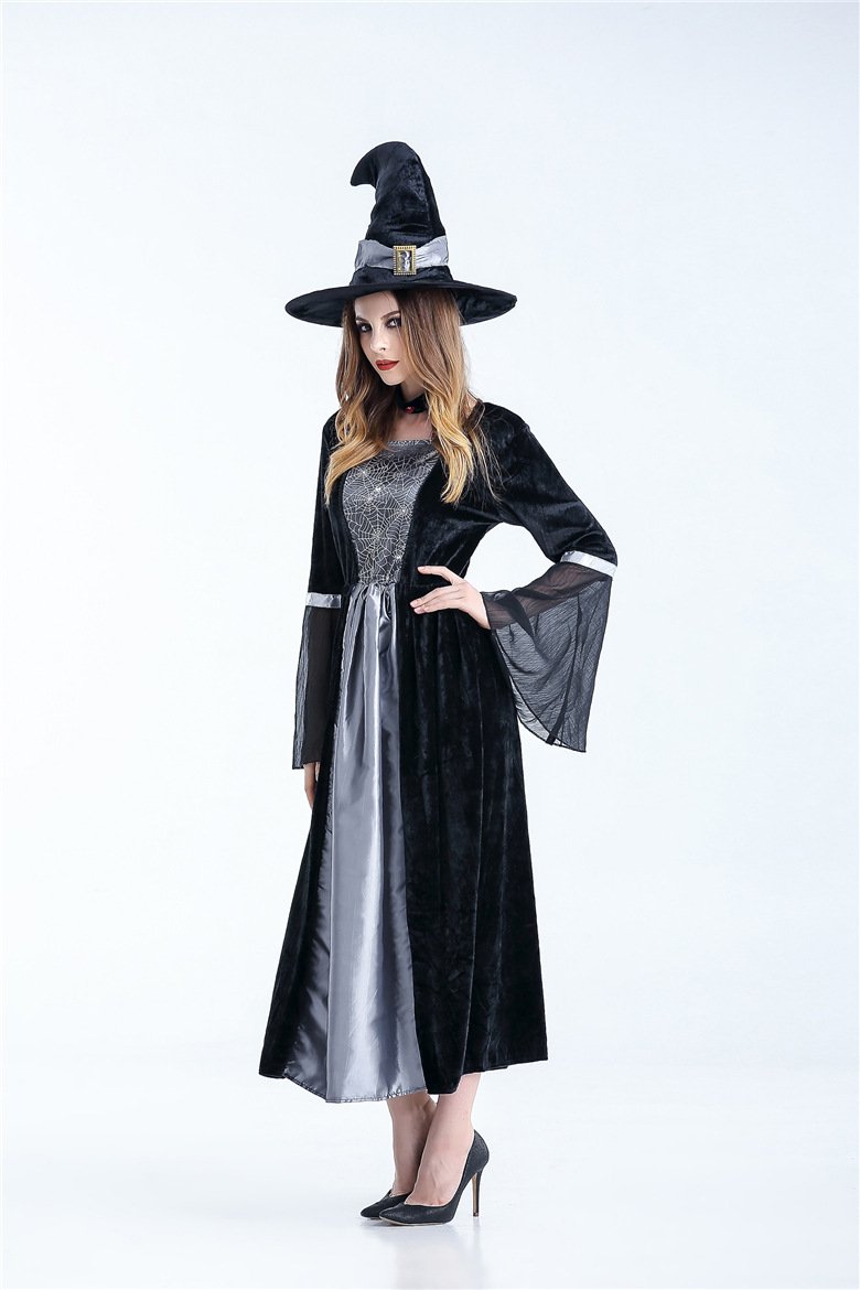 Women Scary Witch Costumes Adult Sorceress Cosplay Costume For ...